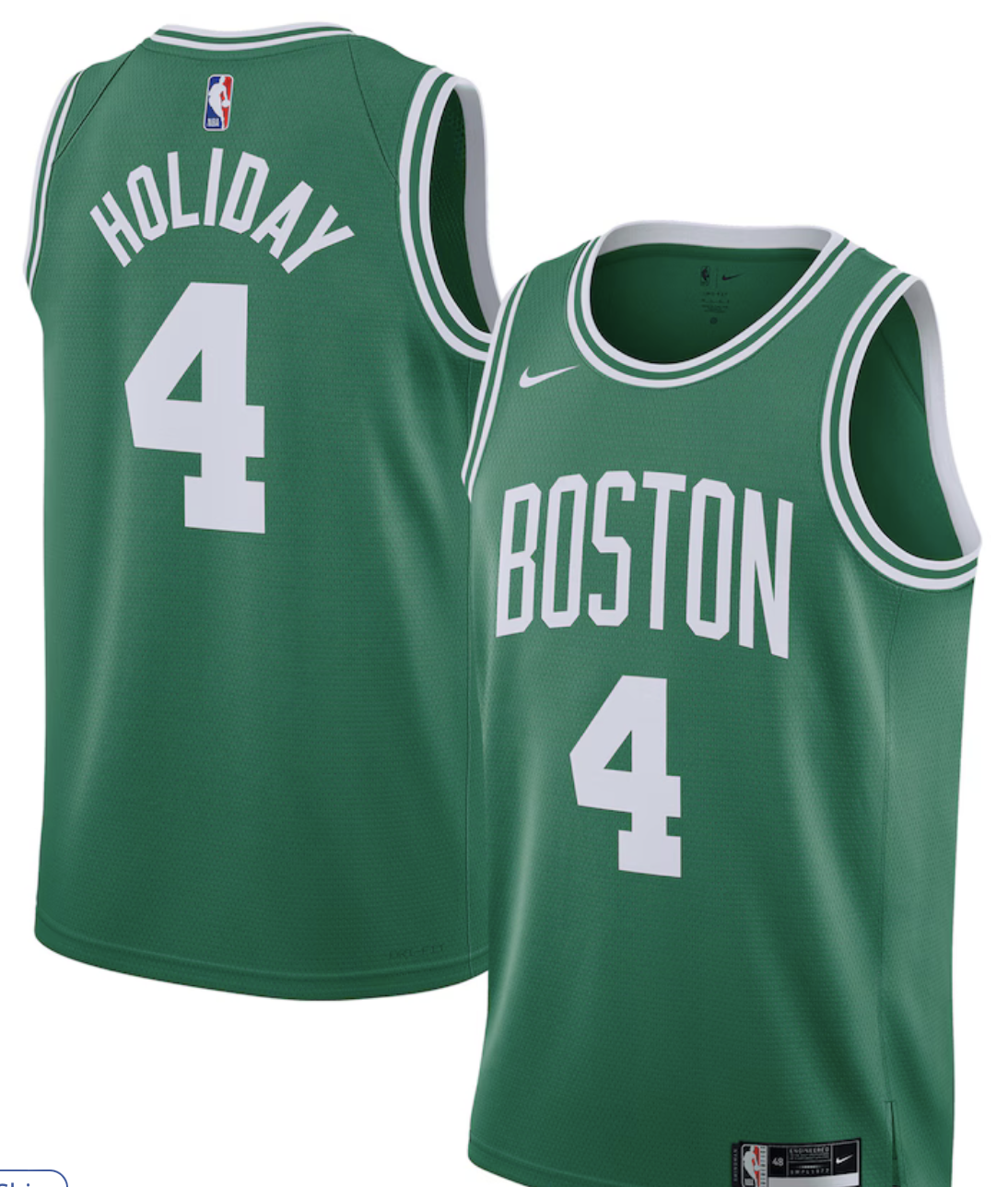 Youth NBA Boston Celtics #4 Holiday green nike jerseys